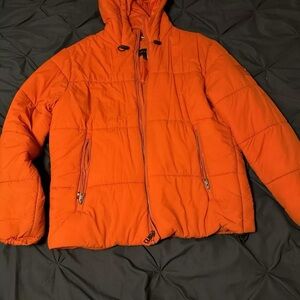 Tommy Hilfiger Puffer - Orange - Size M